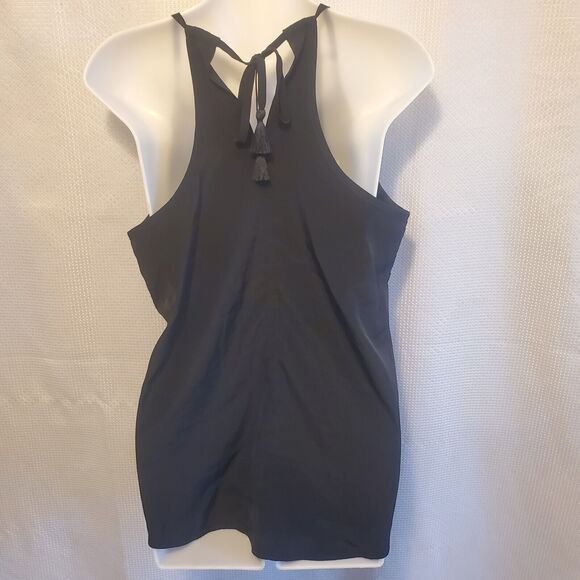 Athleta Sleeveless Lace Lined Razorback Blouse Sz S Tank Top Boho Office Summer - Picture 2 of 10